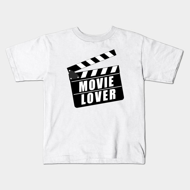 Movie Lover Clapperboard Kids T-Shirt by TMBTM